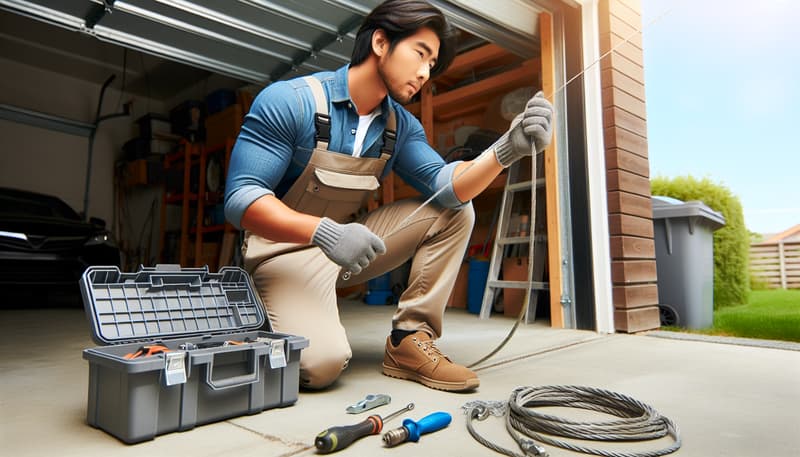 Garage Door Cable Repair in Post Falls