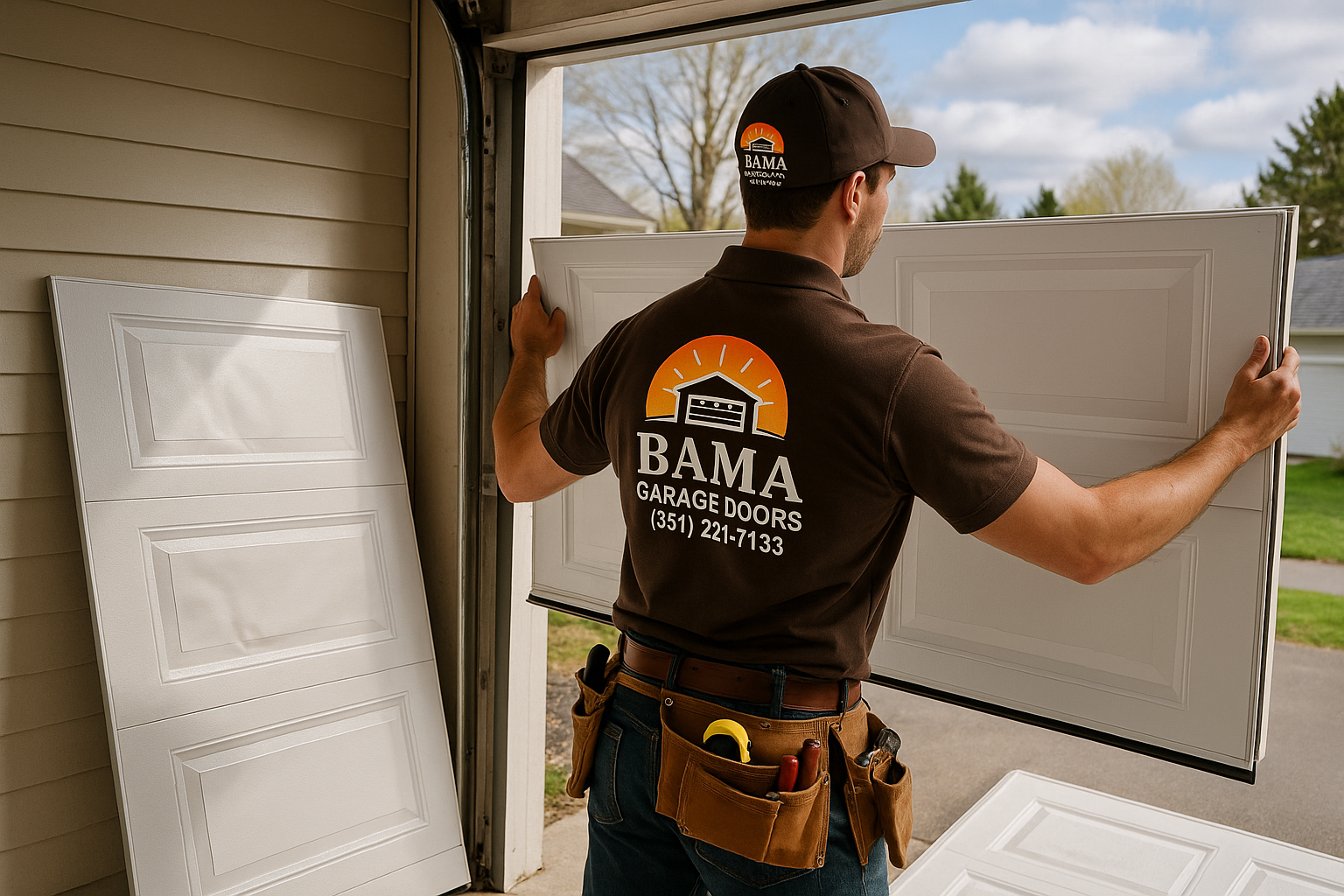 Garage Door Panel Replacement in Post Falls